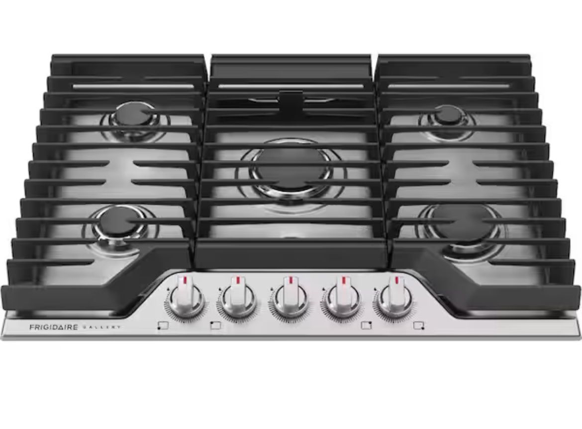Cooktop Gas 30 Wide Stainless Steel 120 Day Warranty
