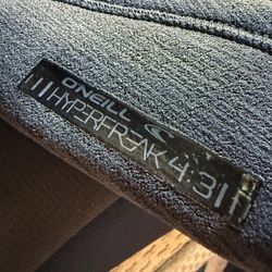 Hyperfreak 4/3mm Comp Zippers Full Wetsuit  XLS