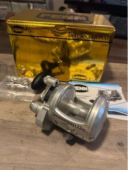 ‼️Penn International 12 vi salt water two speed fishing reel.