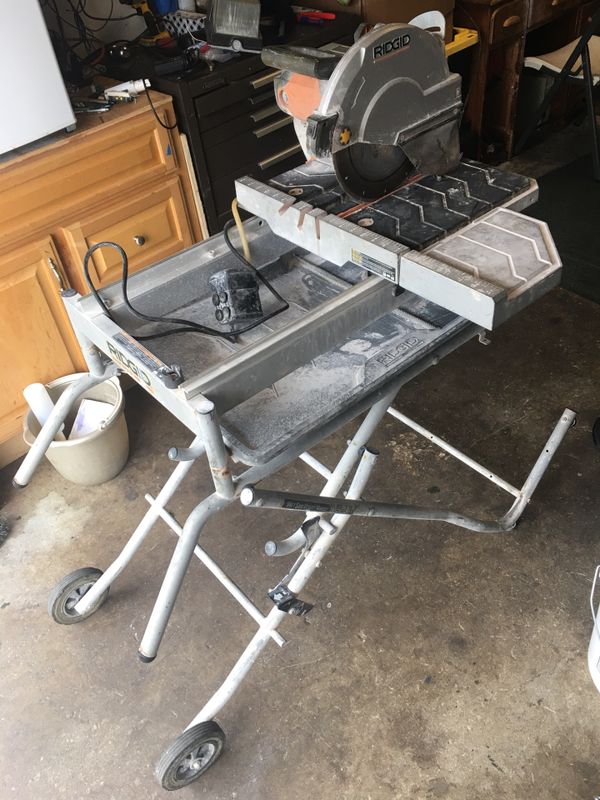 Rigid 10 Inch Wet Tile Saw For Sale In Hayward Ca Offerup