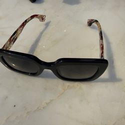 Authentic Burberry B 4284 Oversized Black Square Sunglasses Made in Italy