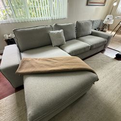 Ikea L Shape Sectional, 4-seat with chaise Sofa Couch