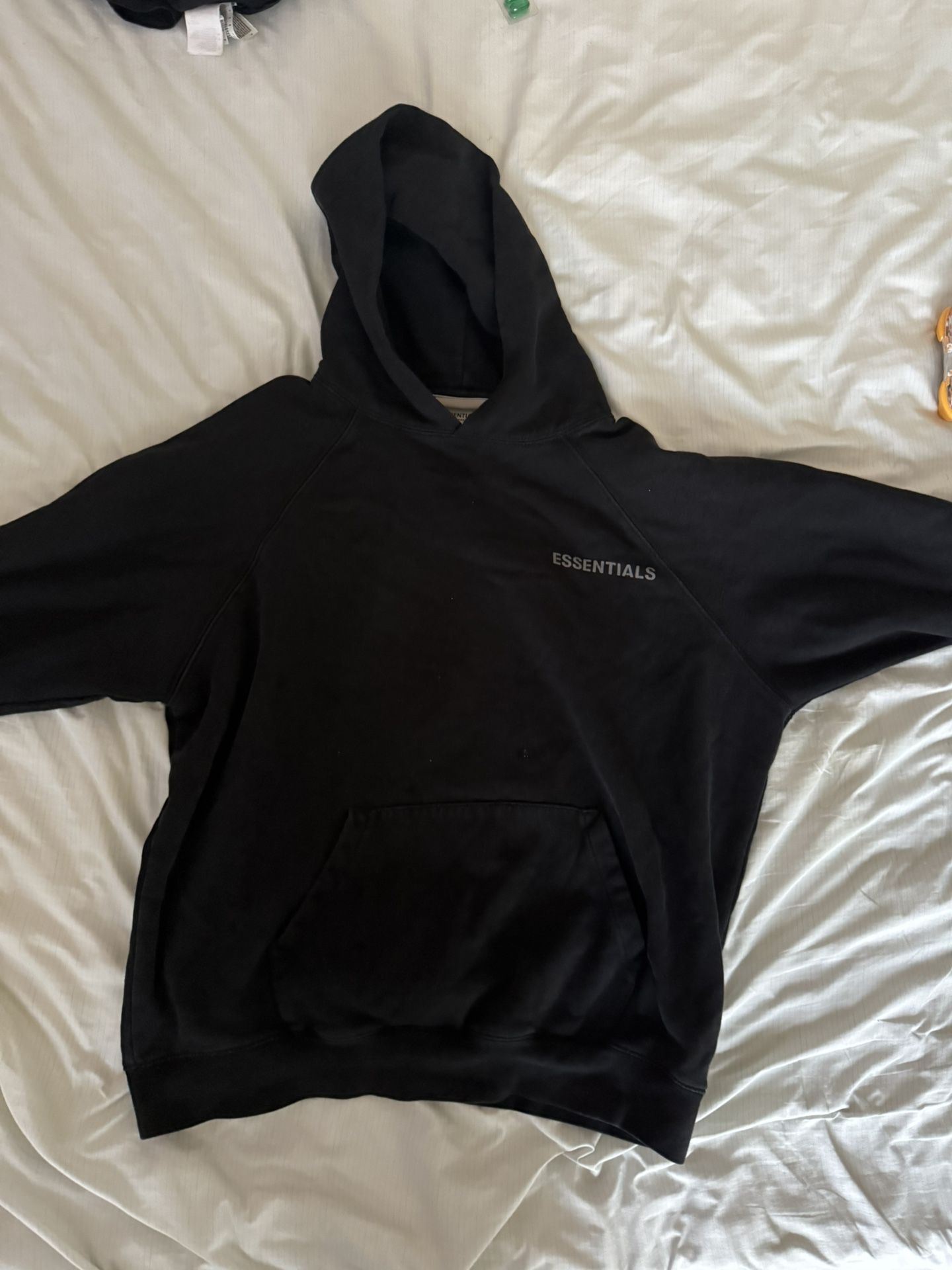 Black Essentials Hoodie