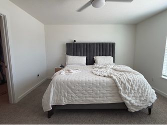 King Bed Frame and Nectar Mattress