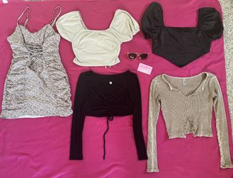 5 Piece Clothing Bundle + Glasses