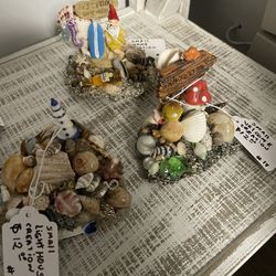 Original SeaShell Lighthouse Gnome Welcome Creations $12 Each