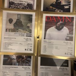 Signed Kendrick Lamar Posters