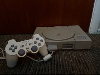 Ps1 console with games