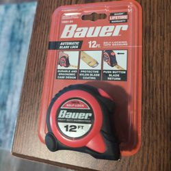 Bauer 25ft Slide-LockTape measure