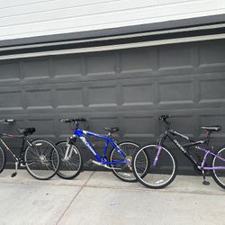 3 Bikes Trek / Schwinn / Dynacraft