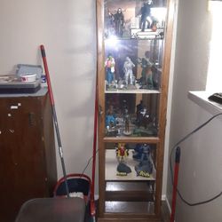 5 Shelf Lighted Curio Cabinet 