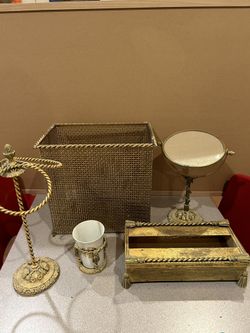 Vintage Brass Bathroom Accessories