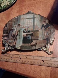 Reverse painted picture