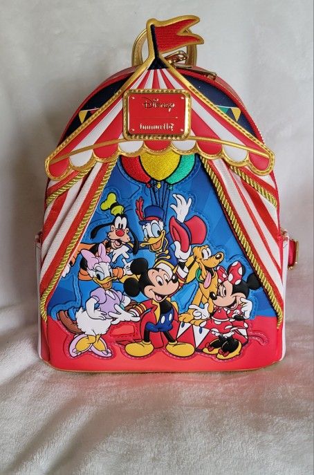Loungefly Disney Mickey Mouse & Friends Circus Mini Backpack