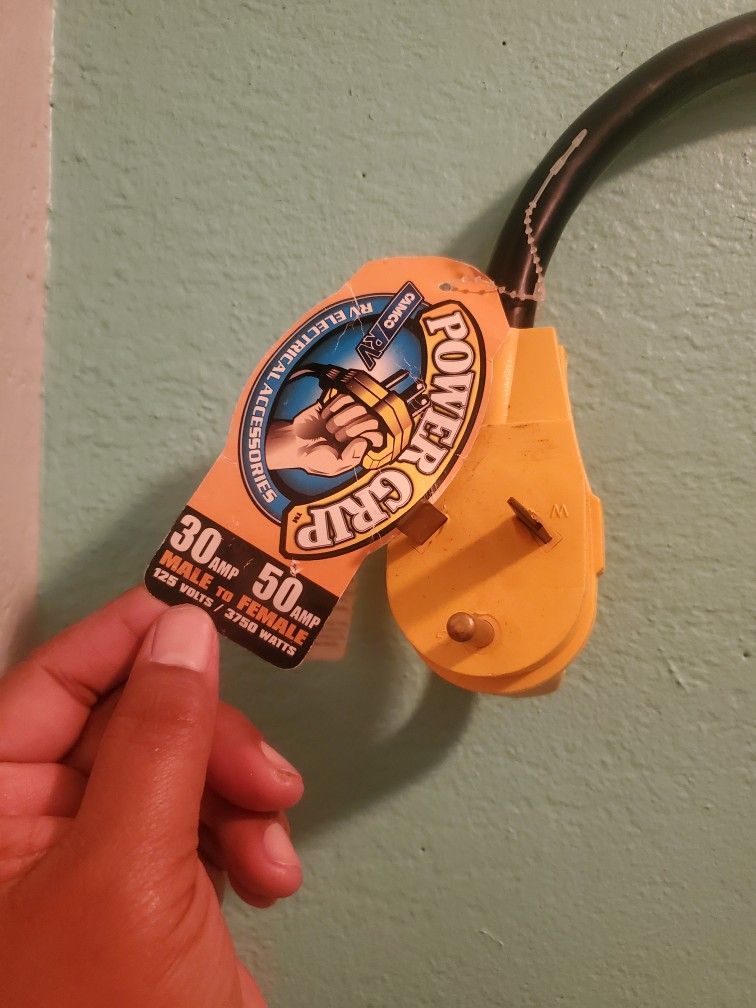 Power Grip ..Power Cord Adapter From 30 Watts To 50 Watts..For A RV