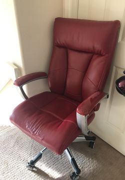Red office chair