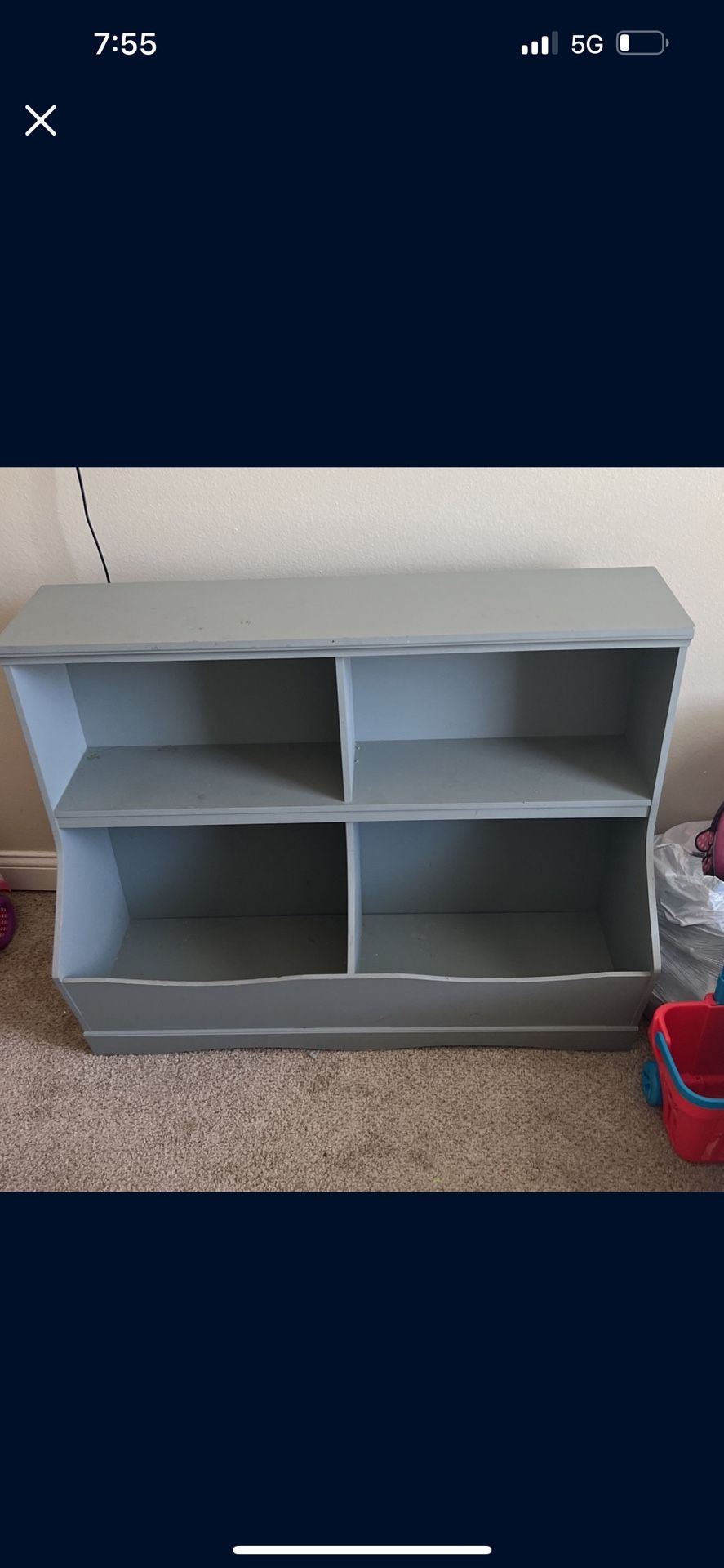 Toy Chest Bookshelf
