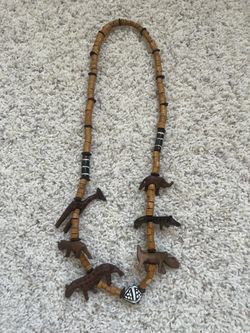 Necklace - All Wood Carved Pieces
