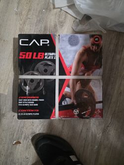 50lbs= 2×25lb Olympic Weights