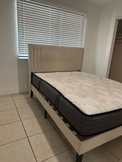 Full size Bed and Bedframe