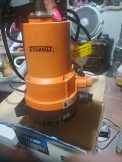 Ever built 2 and 1 utility pump