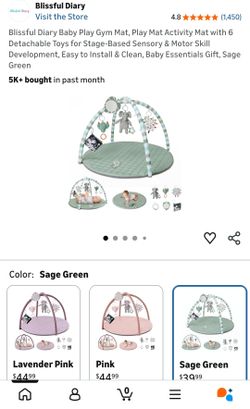 Blissful Diary Baby Play Gym Mat - NEW