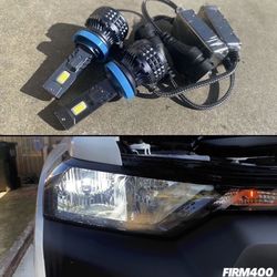 H11 6500K BRIGHT WHITE 32000 LUMENS CSP CHIP LED LIGHTS $45