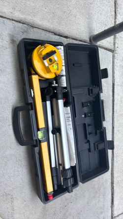 Rotary Laser Level Kit with Tripod and Case