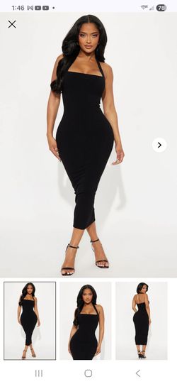 Fashion  Nova snatched midi dress