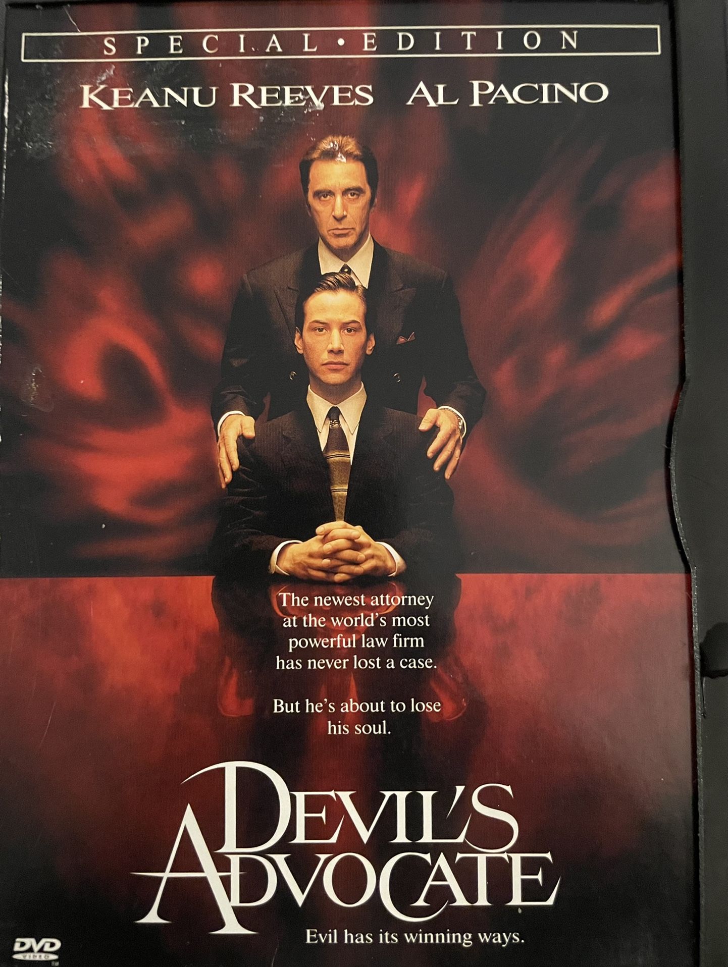 DEVIL’S ADVOCATE Special Edition (DVD-1997) Al Pacino + Keanu Reeves!