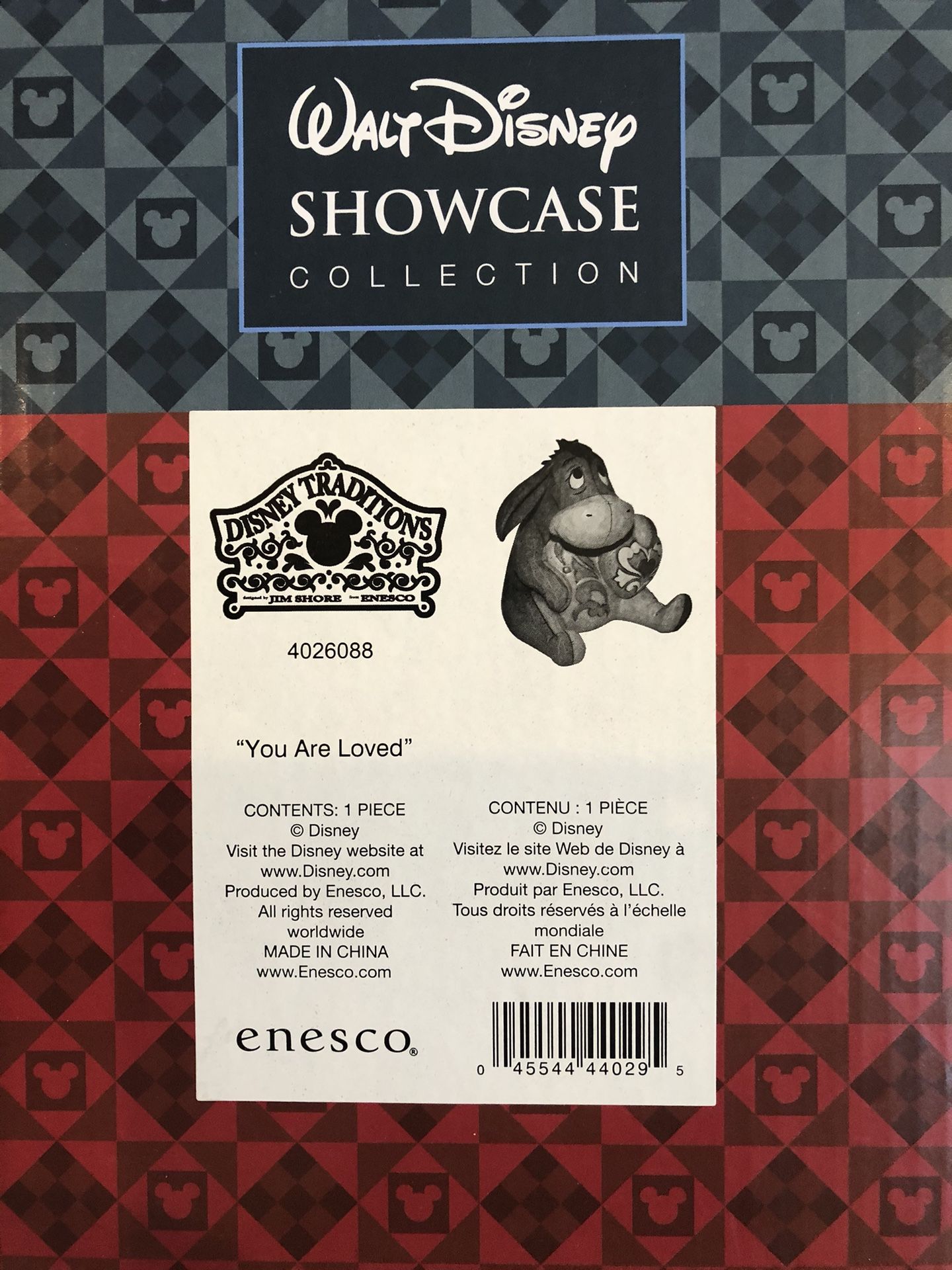 NEW Walt Disney Showcase collection -Jim Shore “ You Are Loved”