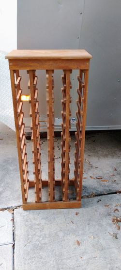 Pine Wood Wine Rack