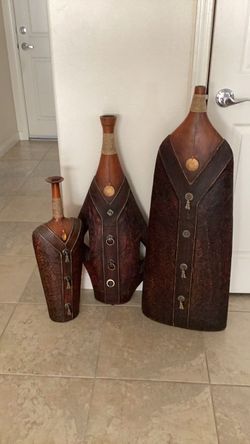3 piece ceramic decor