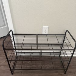 3 Tier Metal Shoe Rack
