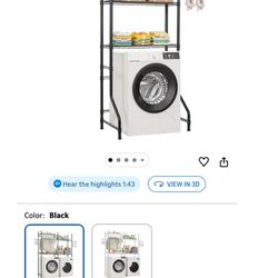 Over Washer And Dryer Storage Shelf