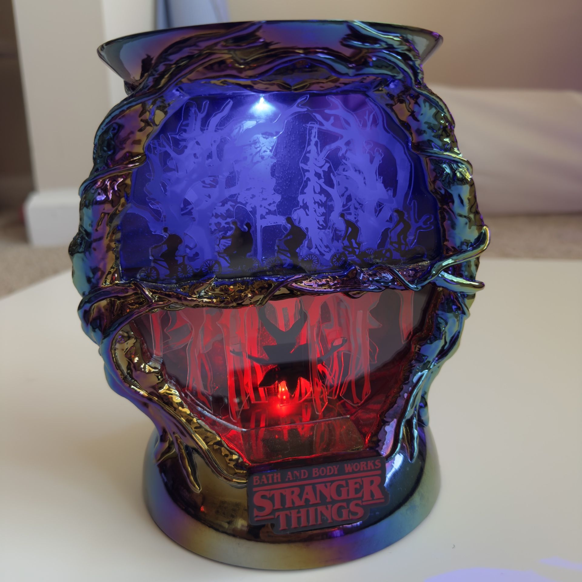 Stranger Things Bath And Bodyworks Candle Holder Upside Down