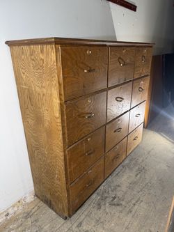 Wooden File Drawer Cabinet