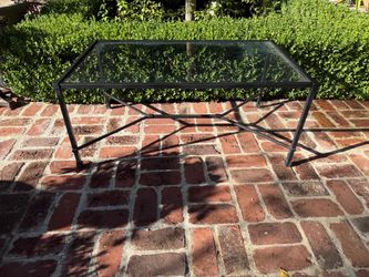 Metal & Glass coffee table