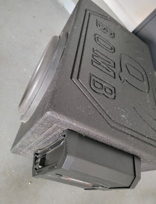 🔥 12” Massive Audio Sub + Amp + Box (6000W) 🔊