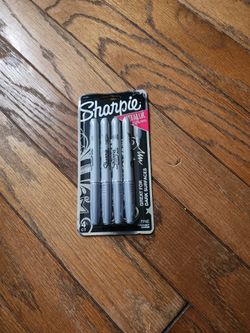 Sharpie Metallic Fine Permanent Markers 4-Pack