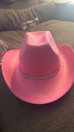 Cowgirl girls pink hat
