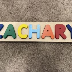 Zachary Puzzle In Primary Colors