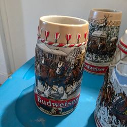 Budweiser Beer Steins
