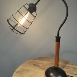 Pottery Barn Industrial Caged Desk Lamp 