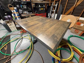 Dark Wood Adjustable Dining Table