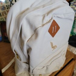 LuLu Designer Backpack Canvas And Leather