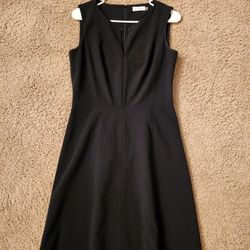 CALVIN KLEIN BLACK DRESS, SIZE 8