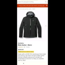 Mint Like New Arc'teryx Beta Jacket- Mens LG