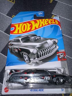 Hot Wheels 49 Drag Merc Rolling Metal Stainless Steel Finish