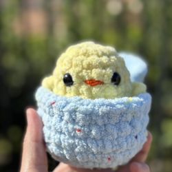 Chick In Egg 🐣 Handmade 🧶 Crochet 🧶 Plushie 